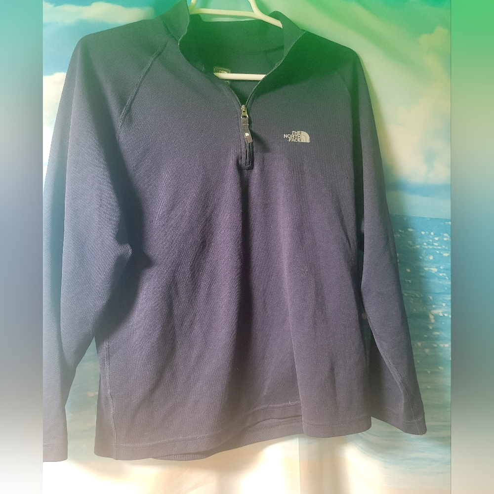 The North Face Flight Series Mens Blue Quarter Zip Pullover Size Medium